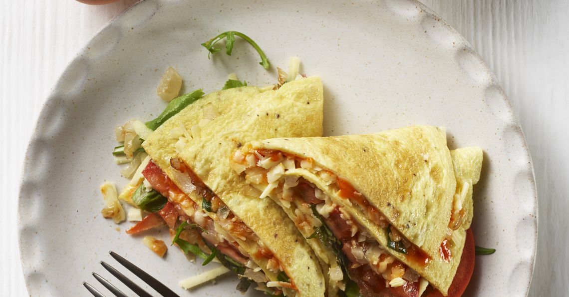 Chilli cheese egg wrap Egg Recipes British Lion Eggs